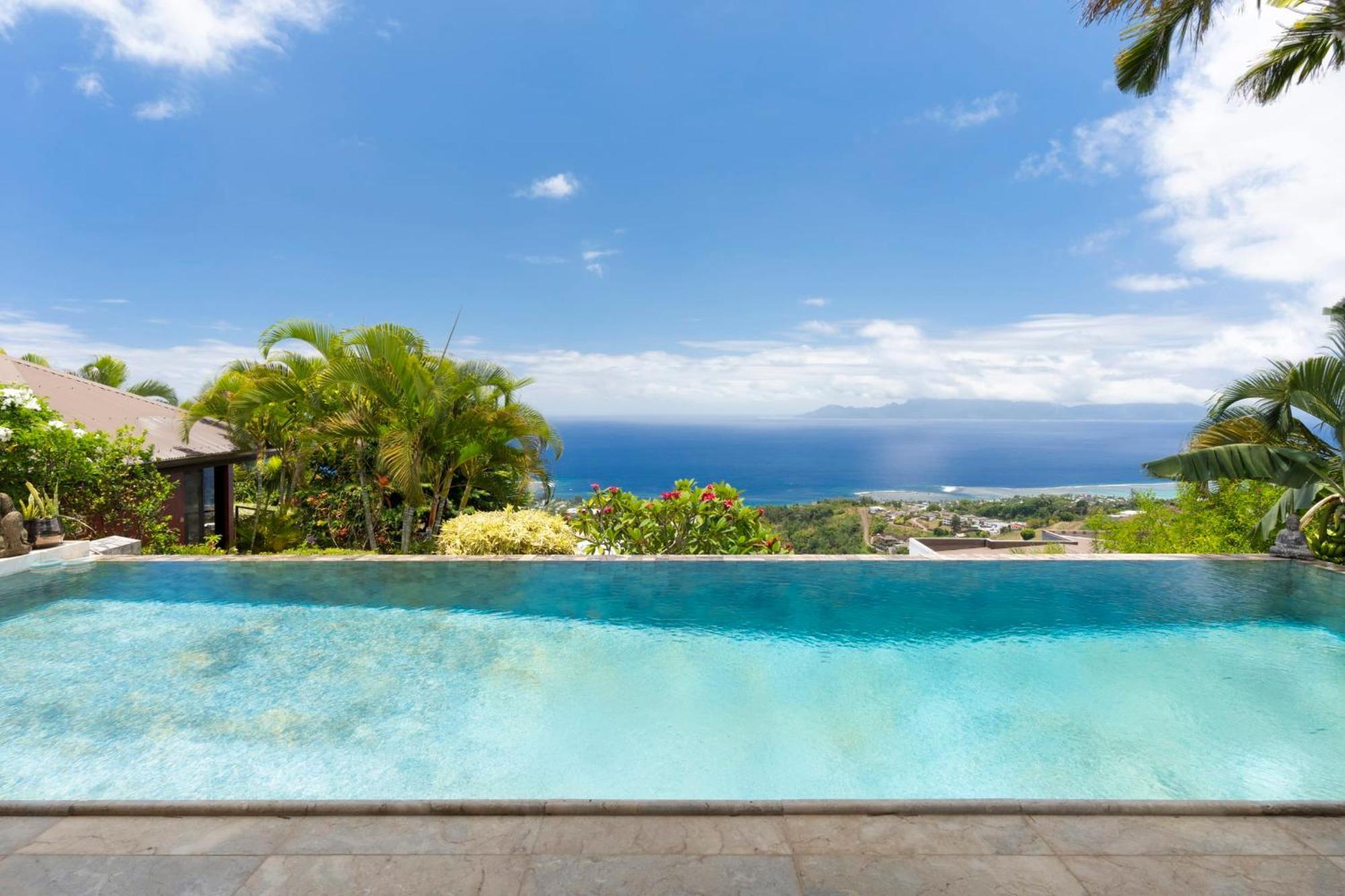 Magnifique Villa Vue Mer Exceptionnelle - Ireina Punaauia  Exteriör bild